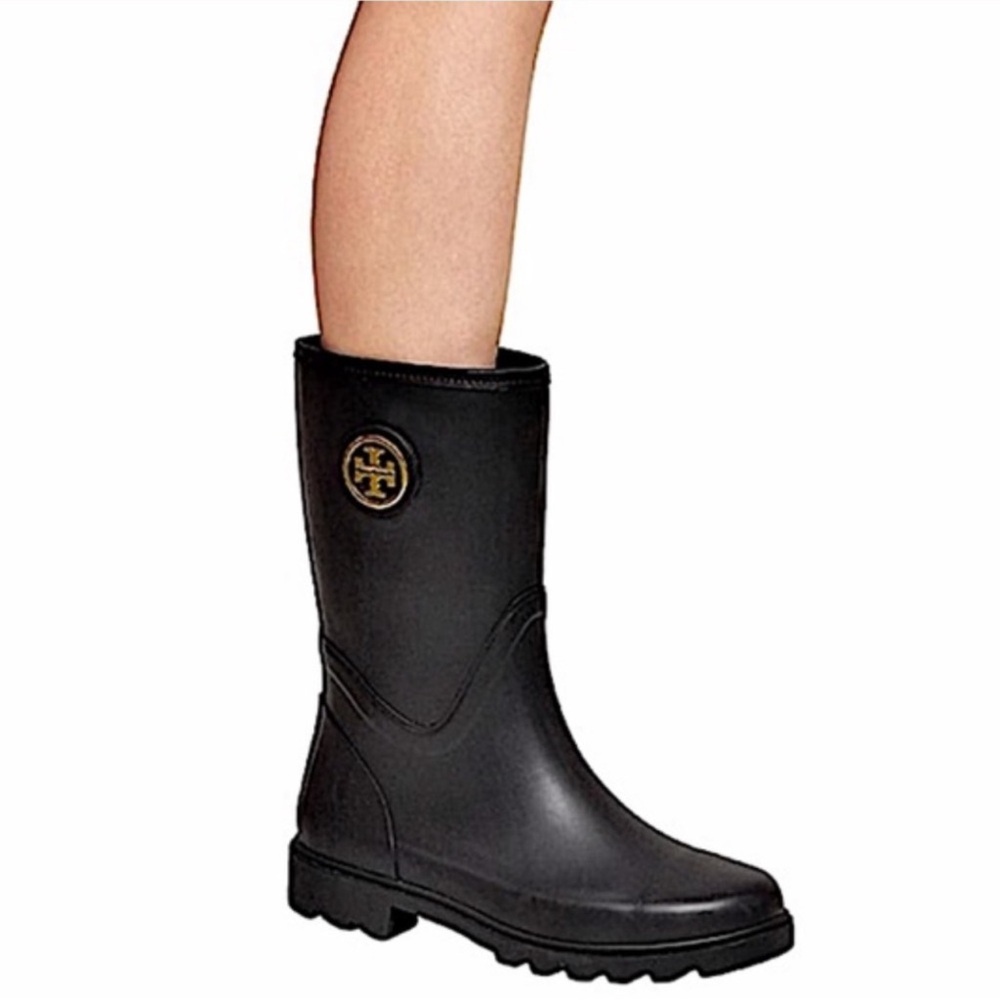 Tory Burch Maureen Rain Boots *Read* - Picture 1 of 13